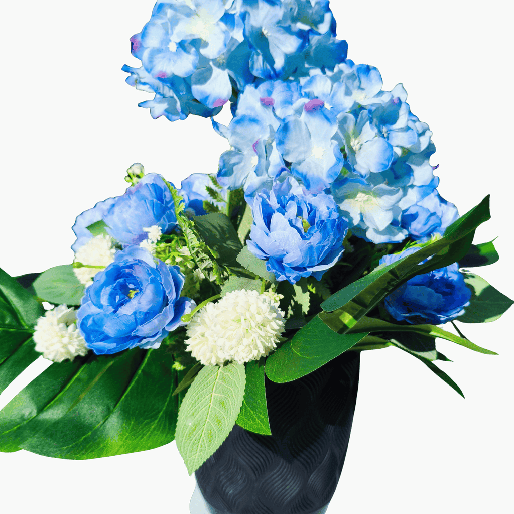 Stroik Niebieskie Kwiaty Wazon