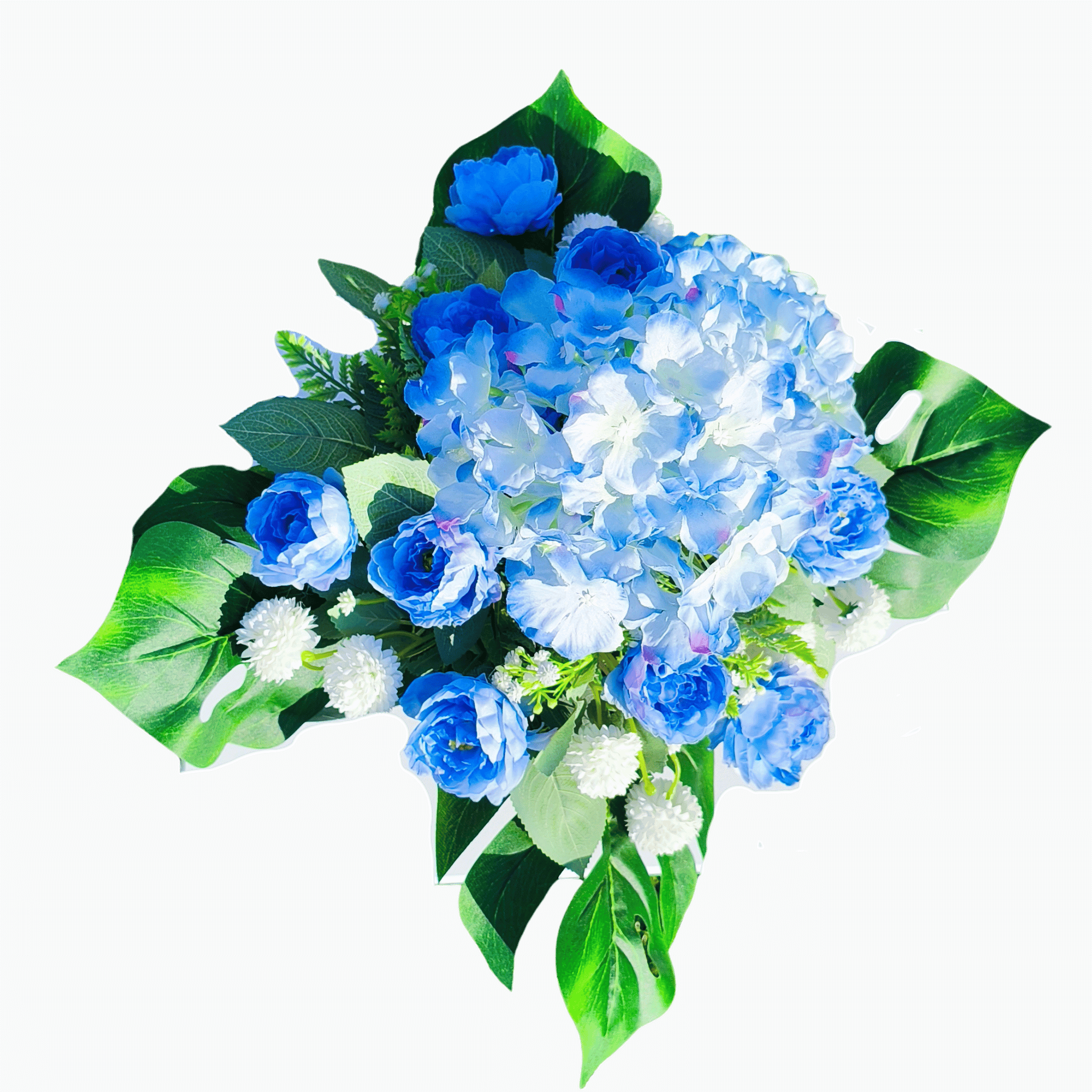 Stroik Niebieskie Kwiaty Wazon