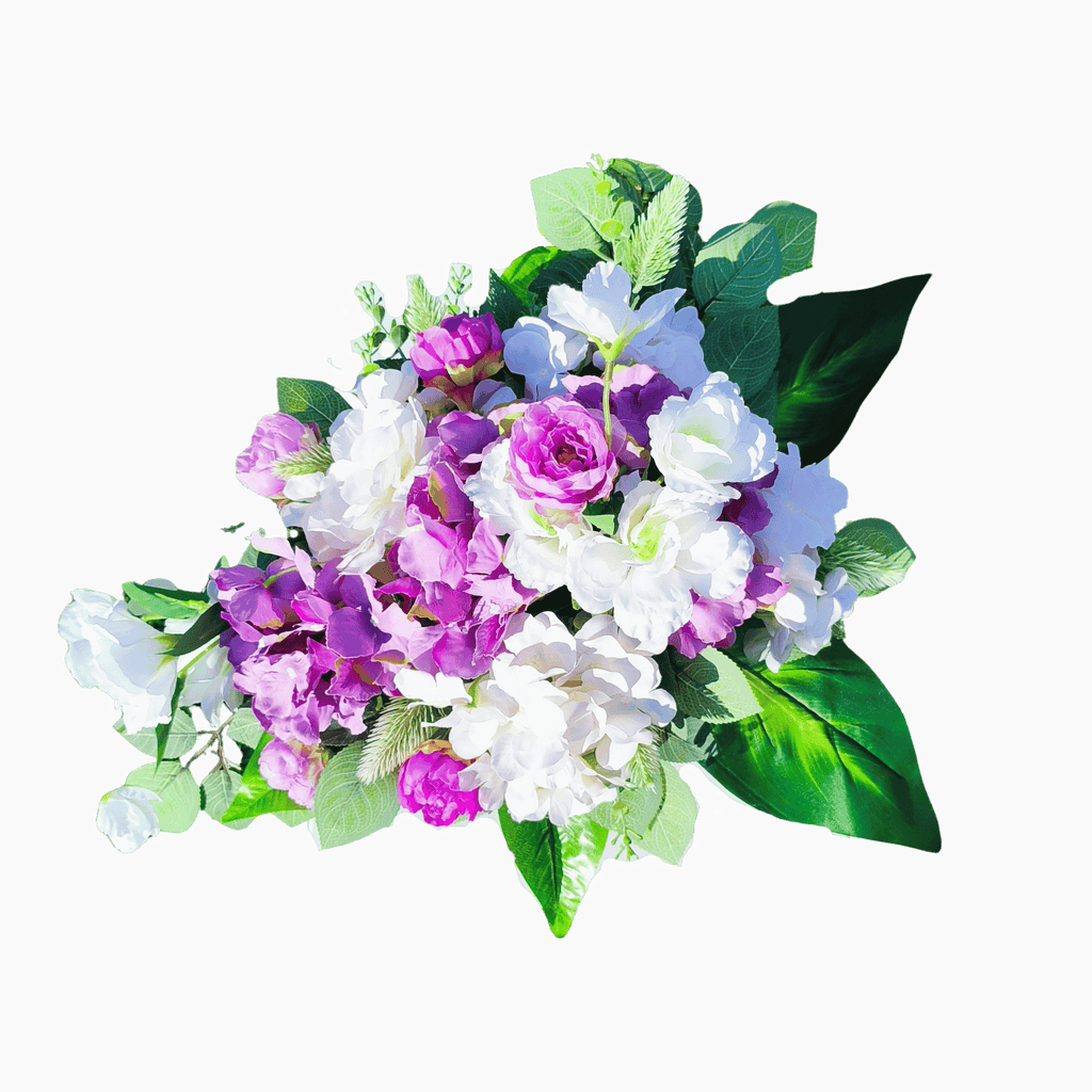 Stroik Biało-Fioletowy Wazon